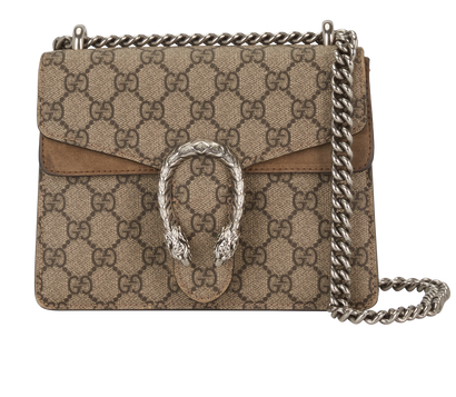 Mini Dionysus, &pound;750, Handbags, Beige, Canvas, Front view